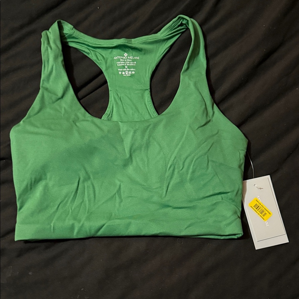 ANTONIO MELANI Green Sports Bra